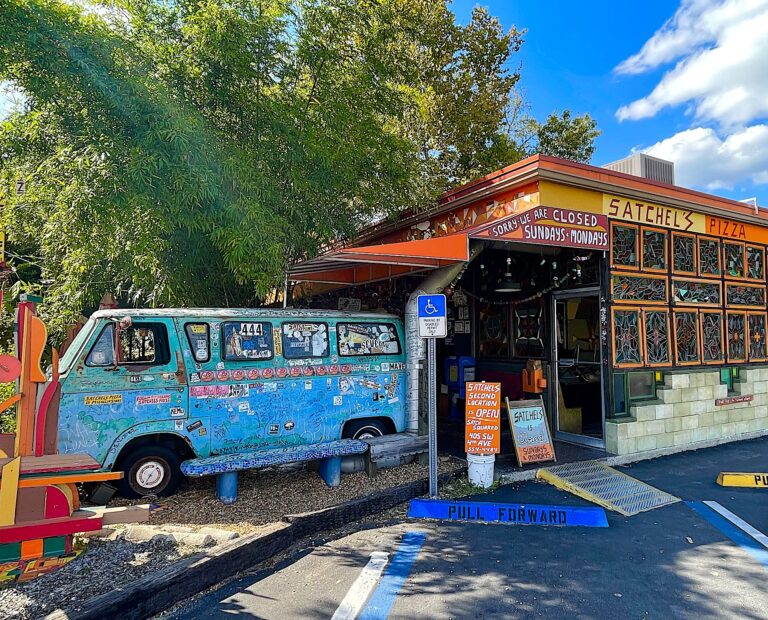 Satchel’s Pizza & Lightnin’ Salvage Enterprises Gainesville